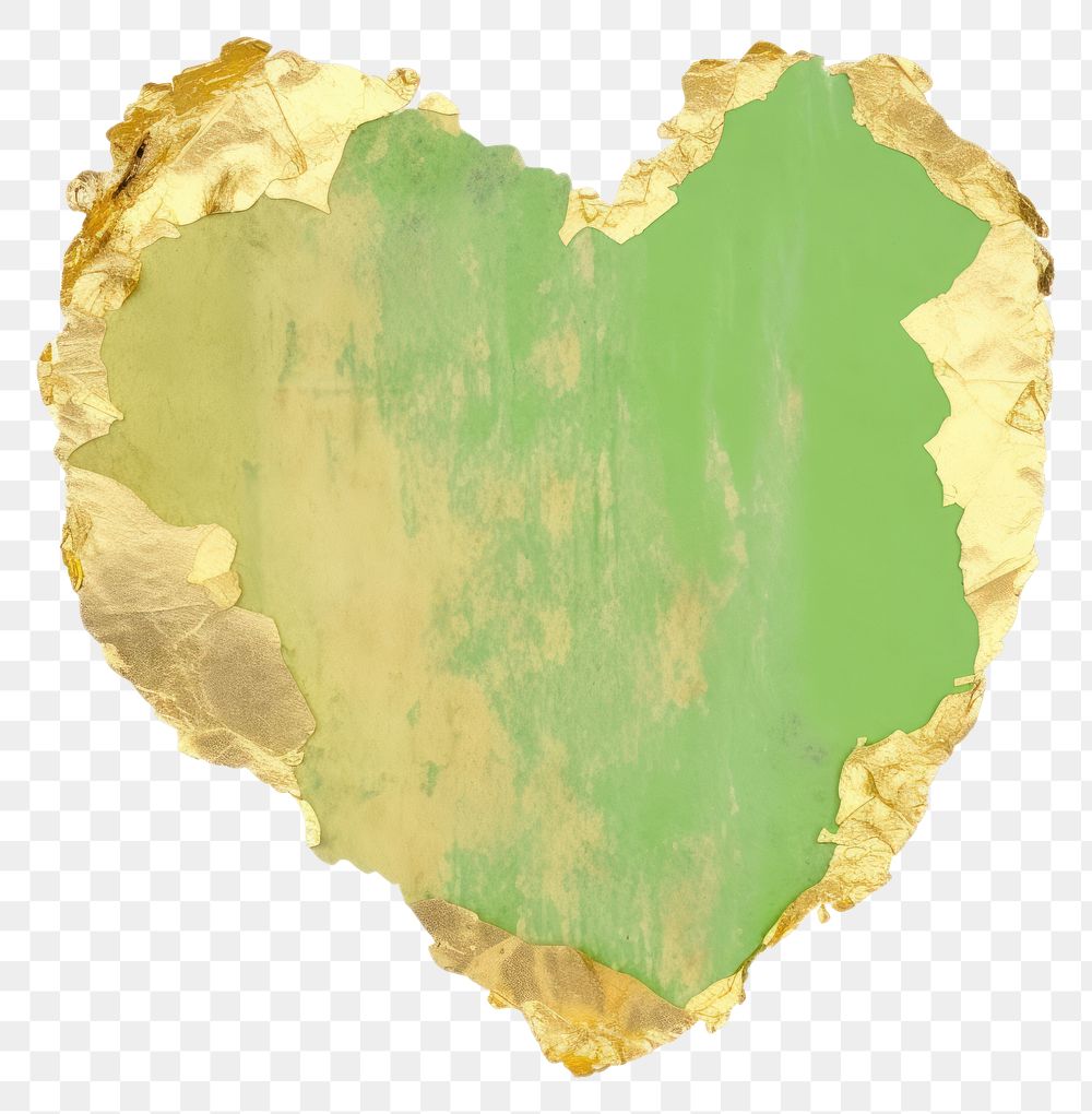 PNG  Green heart shape ripped paper accessories accessory gemstone.
