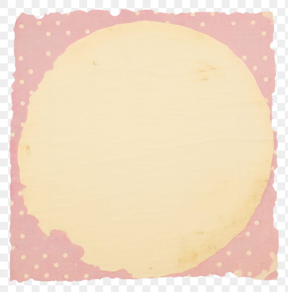 PNG  Pink polka dot ripped paper painting diaper stain.