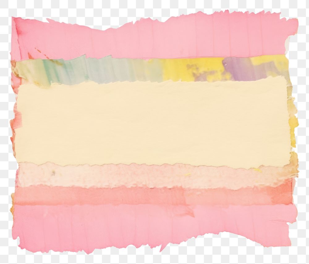 PNG  Pink rainbow ripped paper furniture dessert cream