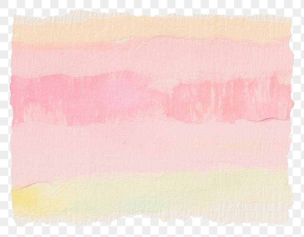 PNG  Pink rainbow ripped paper painting diaper linen.