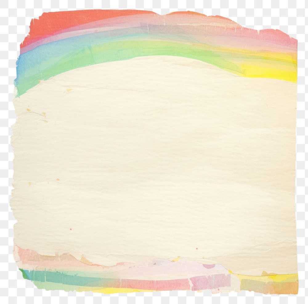 PNG  Rainbow ripped paper text blackboard painting.