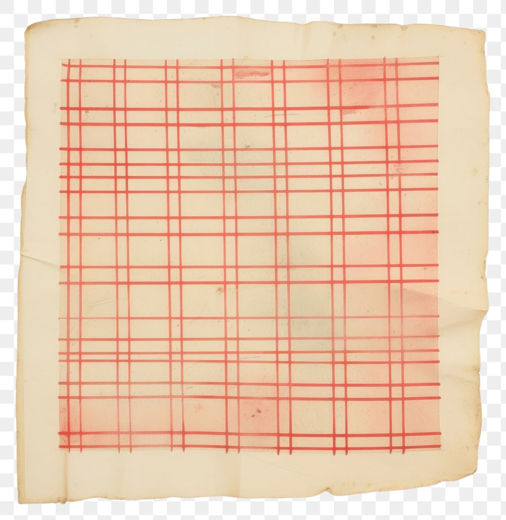 PNG  Red grids ripped paper text blackboard tartan.