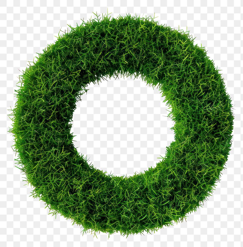 PNG Ring shape lawn wreath plant moss.