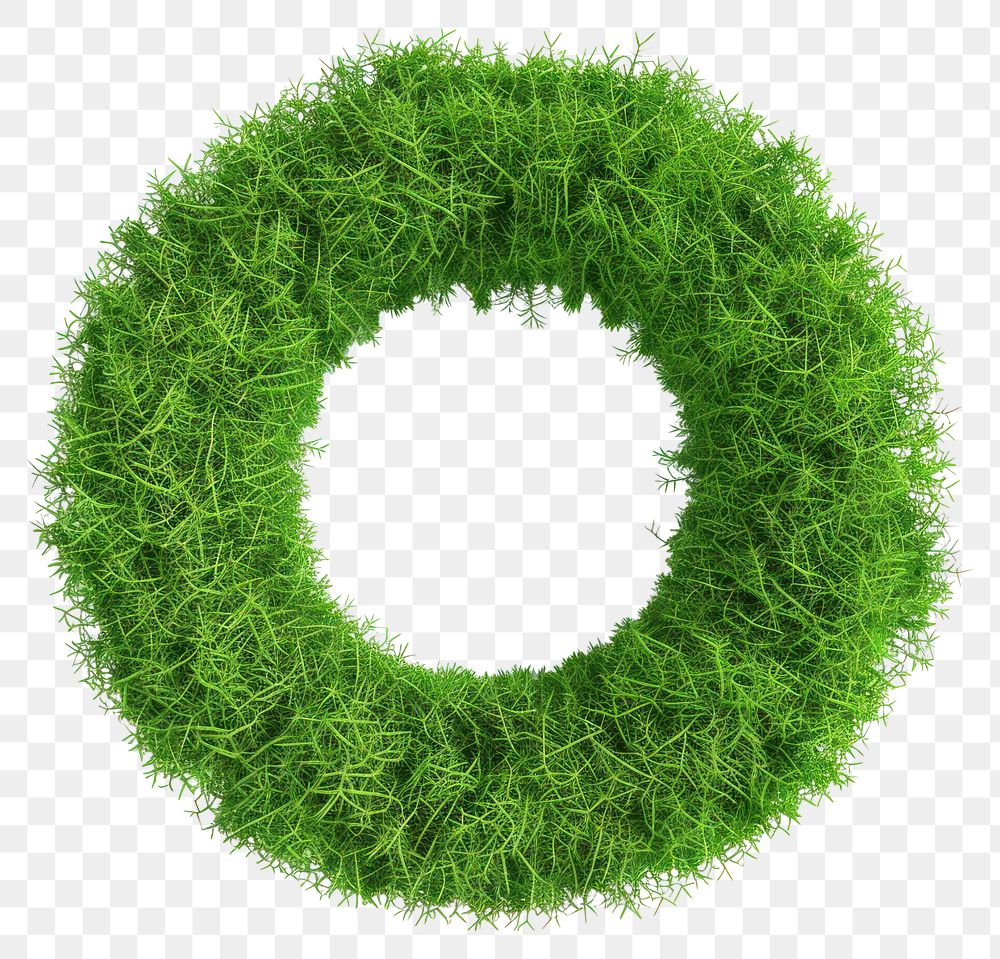 PNG Ring shape lawn wreath plant moss.