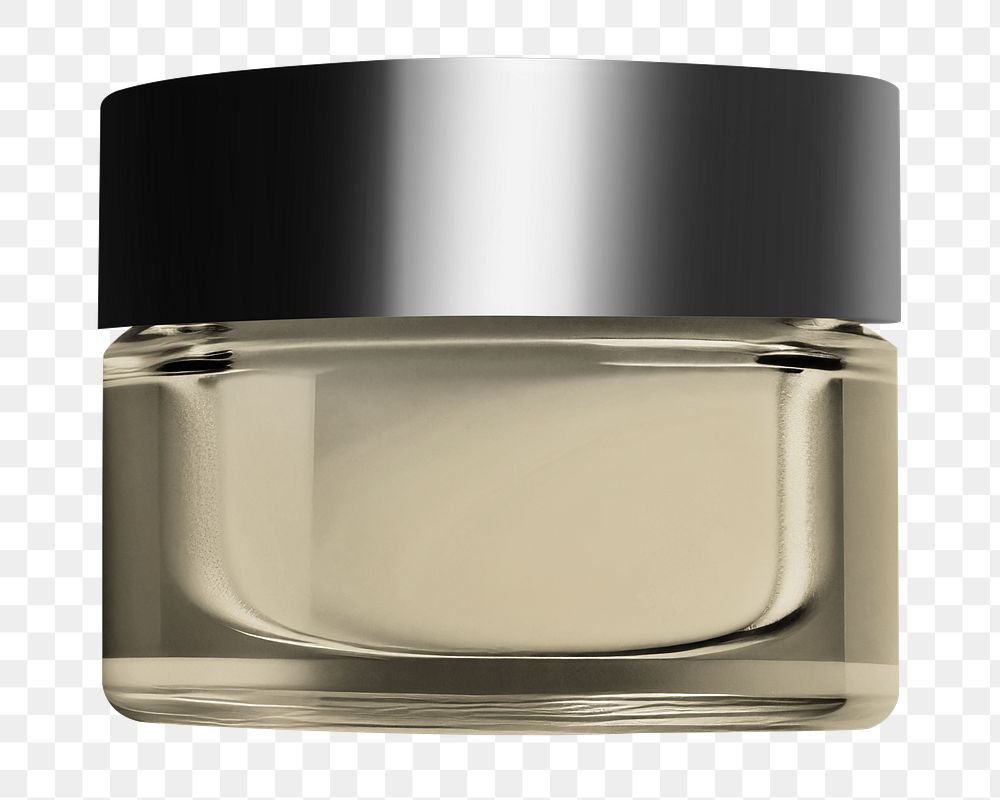 Cosmetic jar png, transparent background