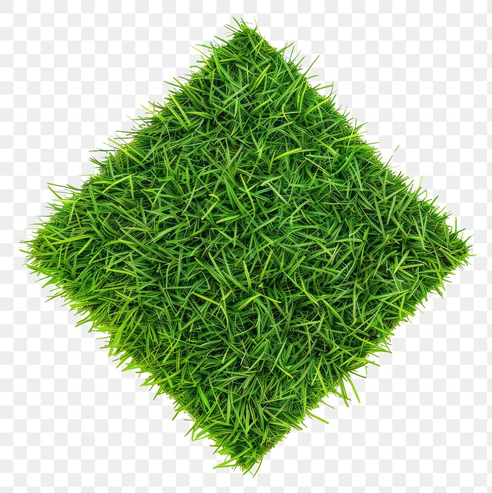 PNG Diamond shape lawn nature grass seasoning.