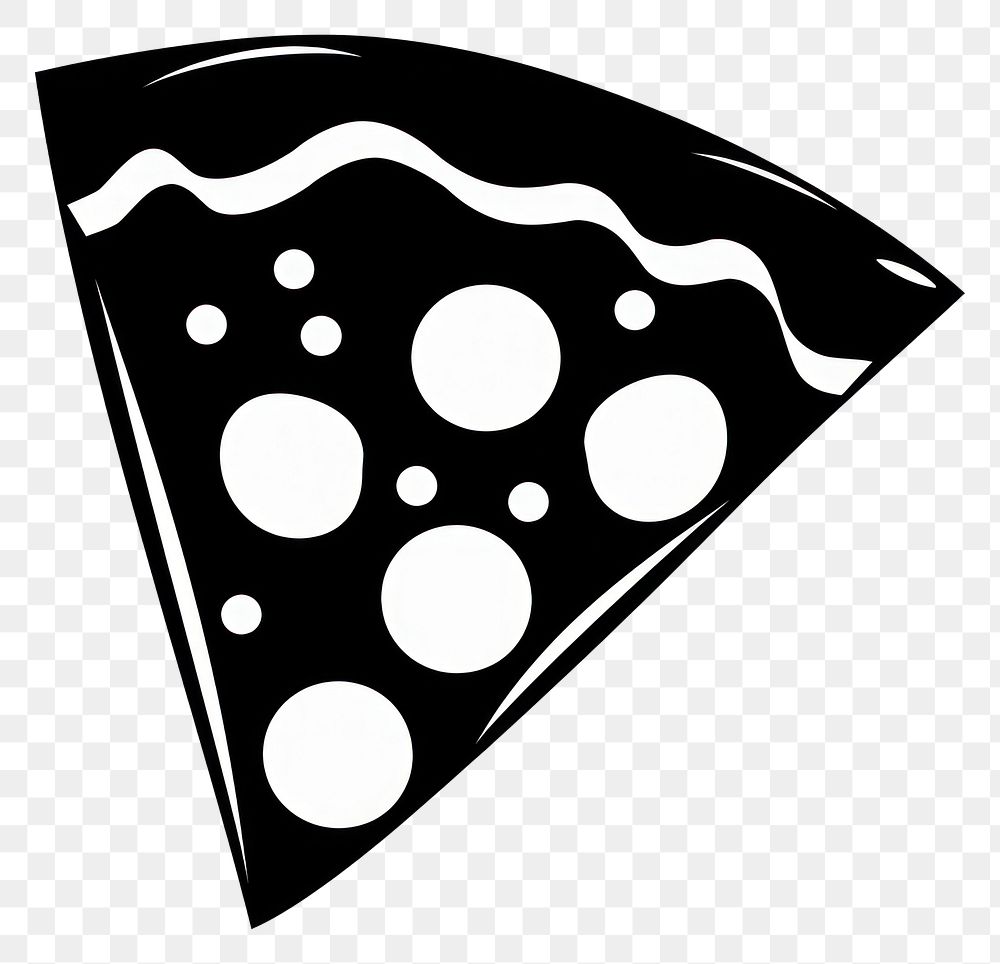 PNG Pizza silhouette weaponry triangle stencil.