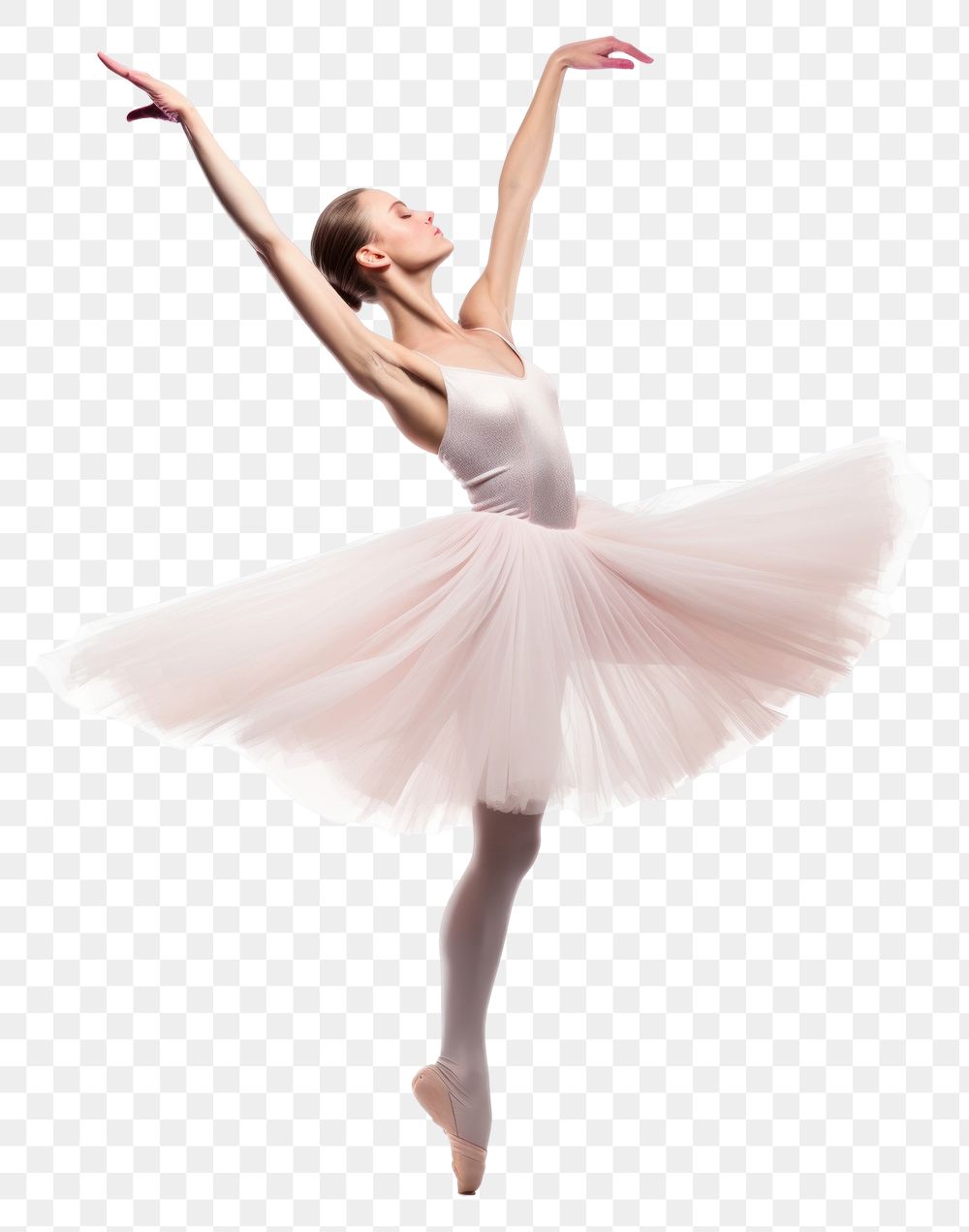 PNG Beautiful ballerina dancing woman recreation.