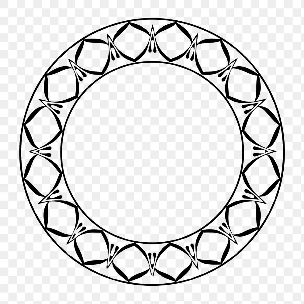 Circular shaped frame accessories accessory jewelry.