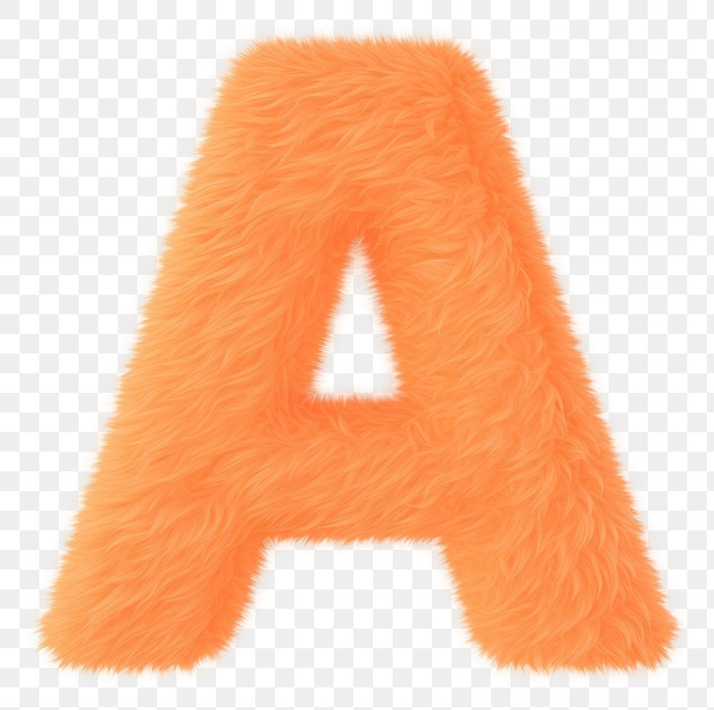 PNG Fur letter A text white background triangle.