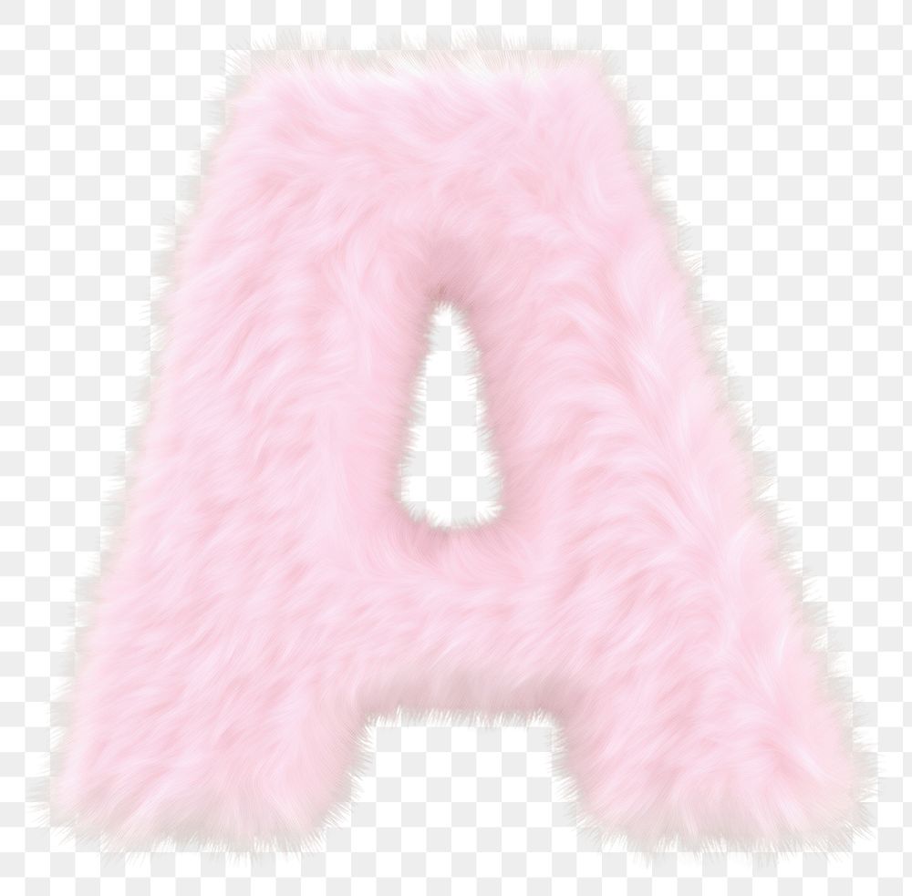 PNG Fur letter A accessories accessory softness.