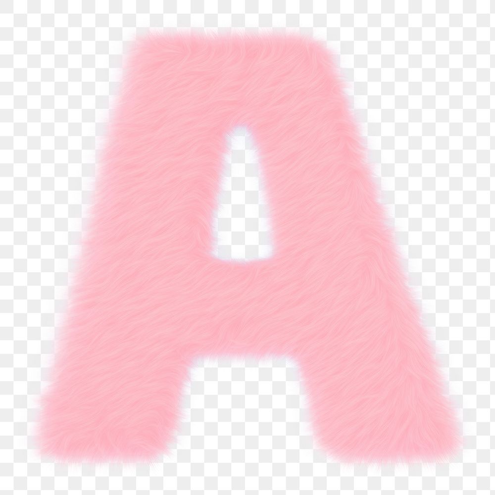 PNG Fur letter A text white background triangle.
