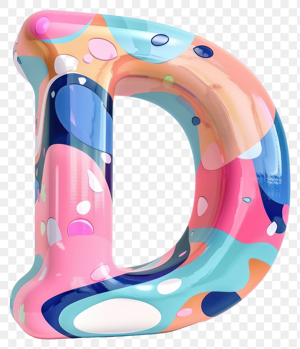 PNG Inflatable rattle text toy.