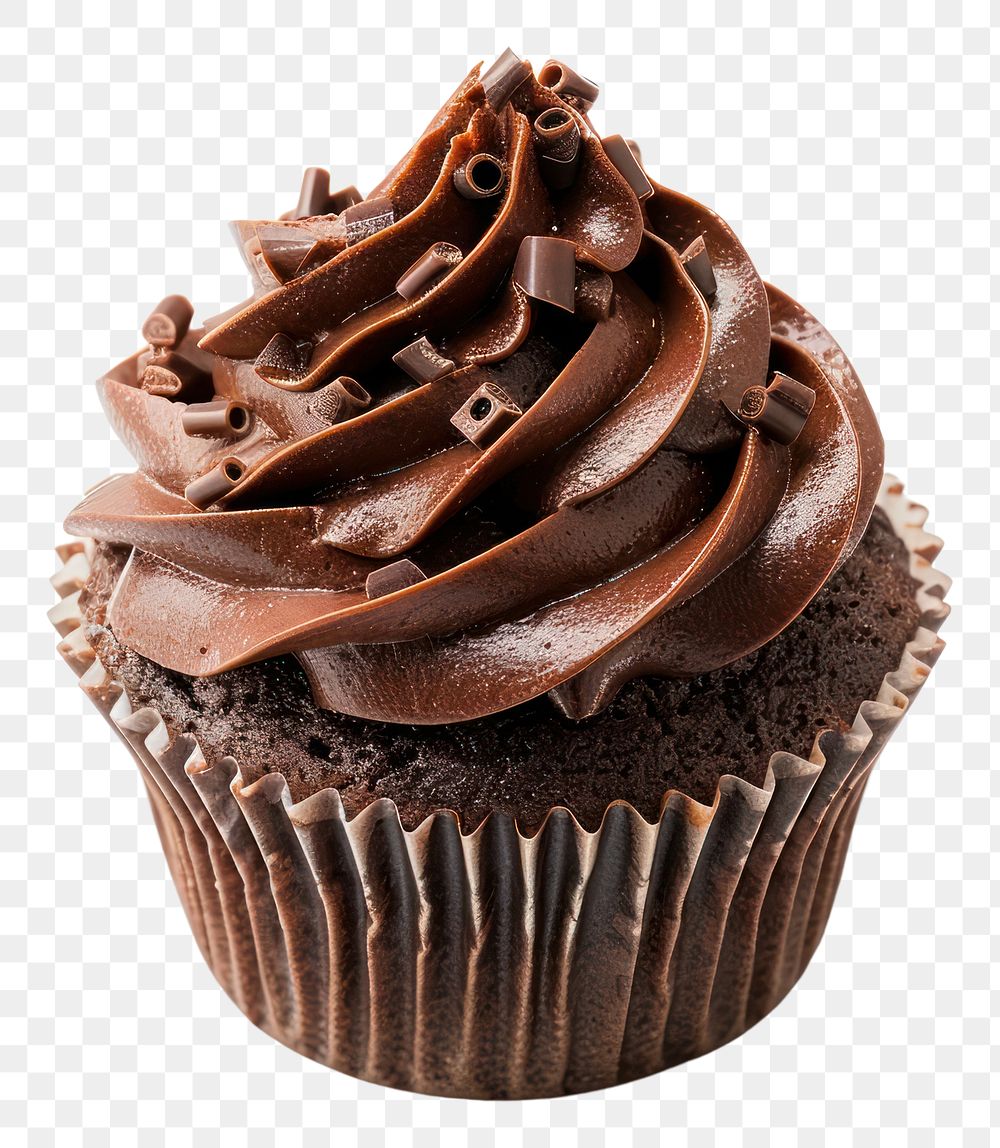 PNG Chocolate cupcake dessert muffin cream
