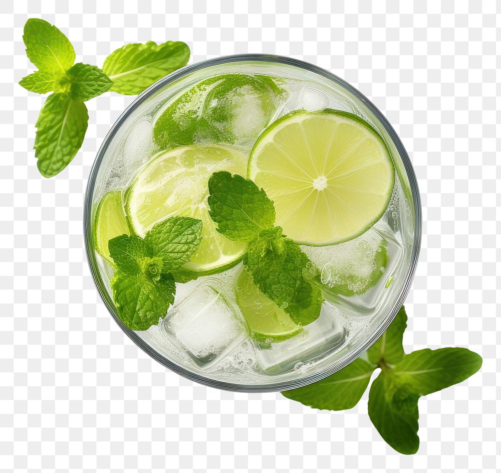 PNG Mojito cocktail lime fruit drink