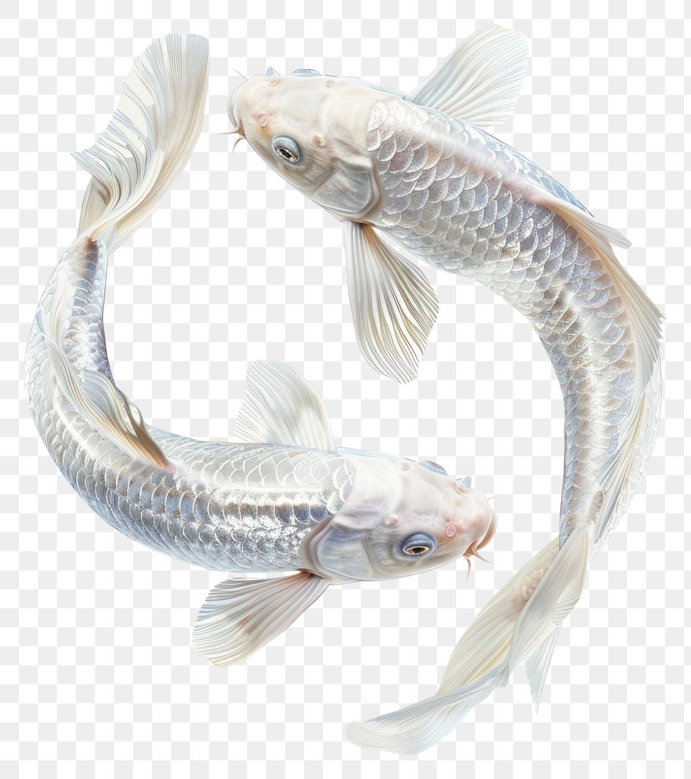 PNG  Pisces animal fish white background.
