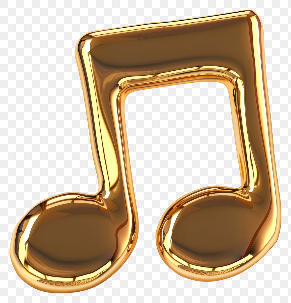 PNG Musical Note Sheet gold jewelry music.