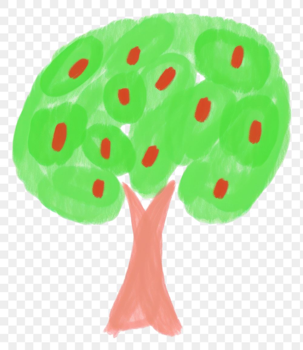 PNG Apple tree confectionery creativity cartoon.