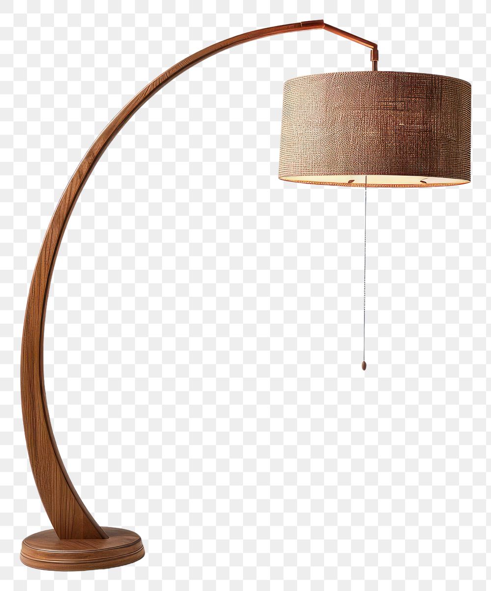 PNG Floor lamp lampshade white background lighting
