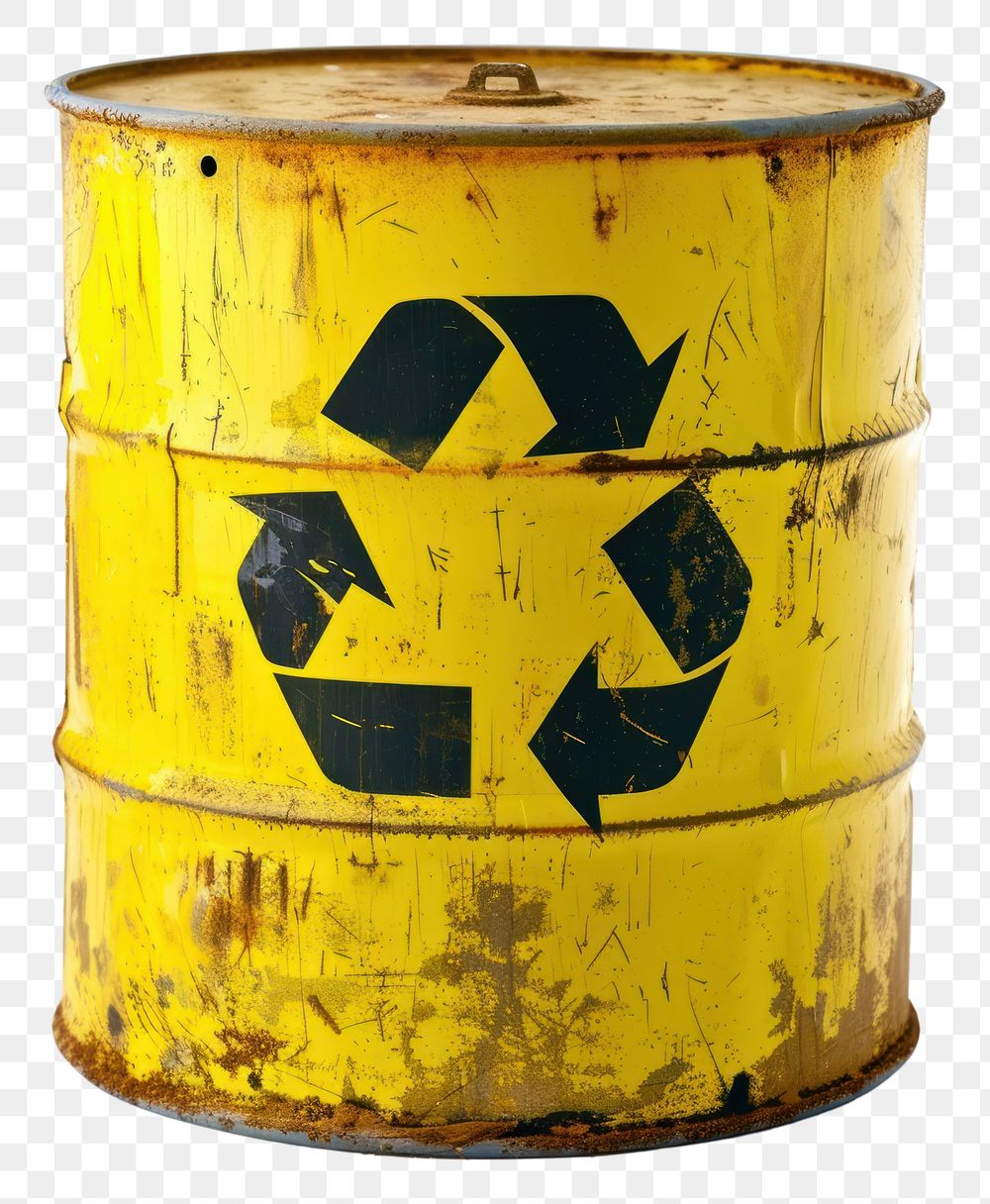 PNG Radioactive waste white background container recycling.