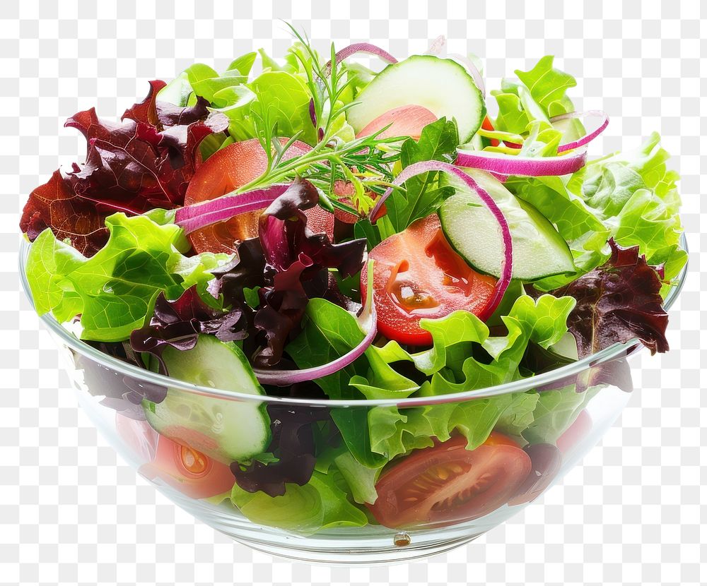 PNG Salad plant food meal.