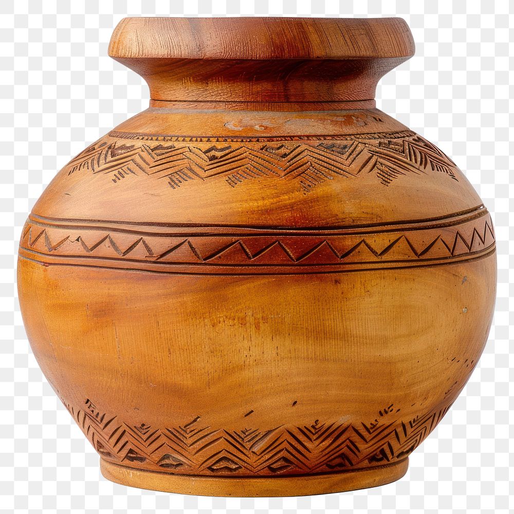 PNG Geometric vase cookware football pottery.