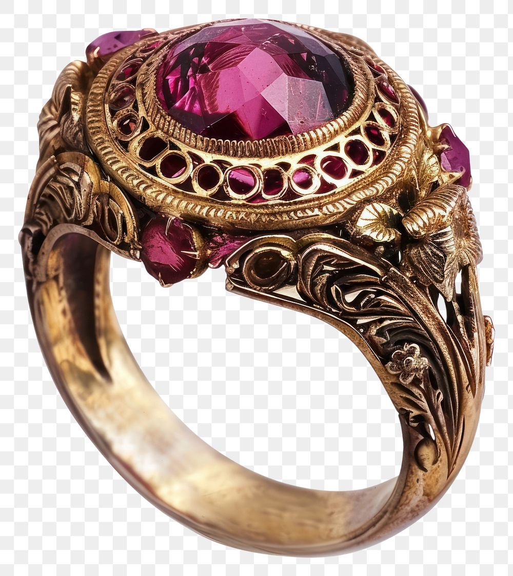 PNG Vintage ring accessories accessory gemstone.