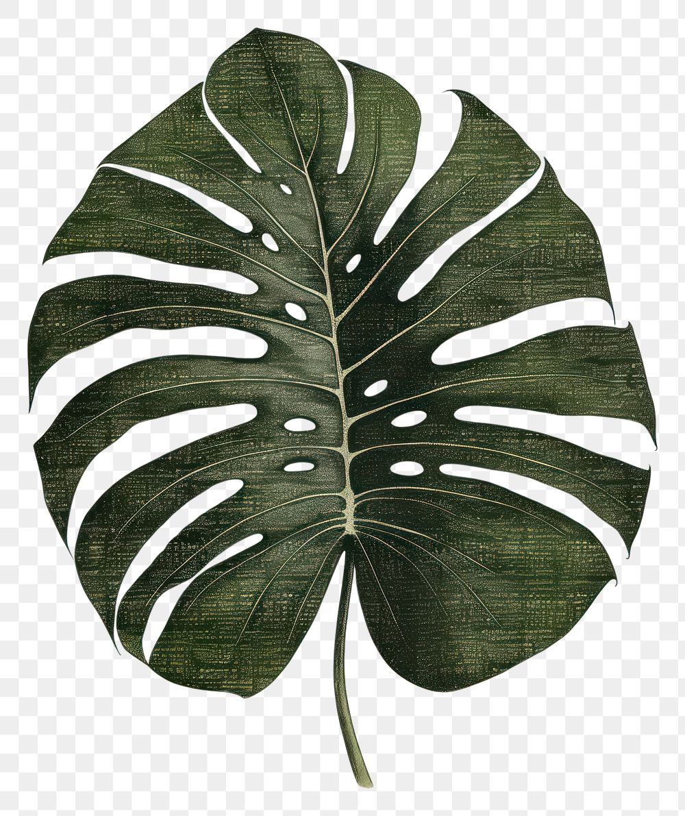 PNG Monstera drawing sketch plant.