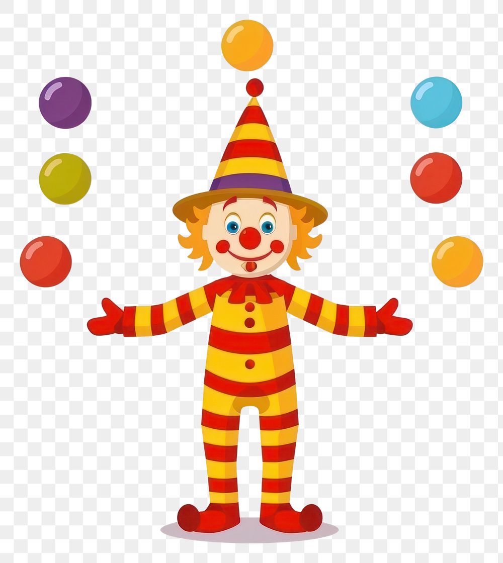 PNG A juggling clown fun representation celebration.