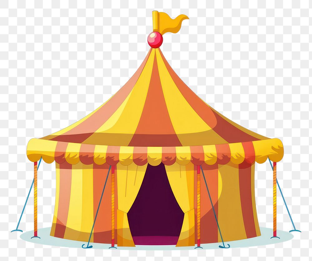 PNG Circus carnival vintage circus tent celebration.