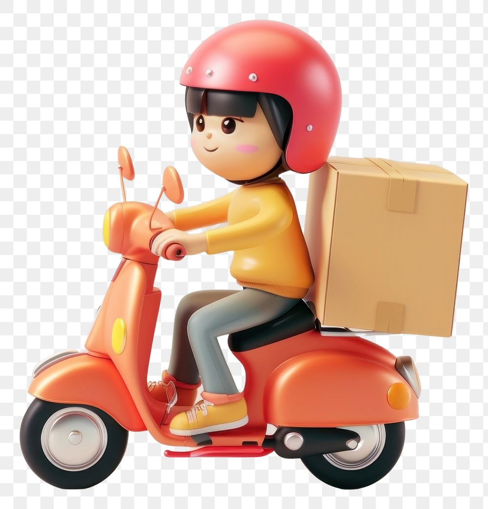 PNG Motorcycle box transportation cardboard