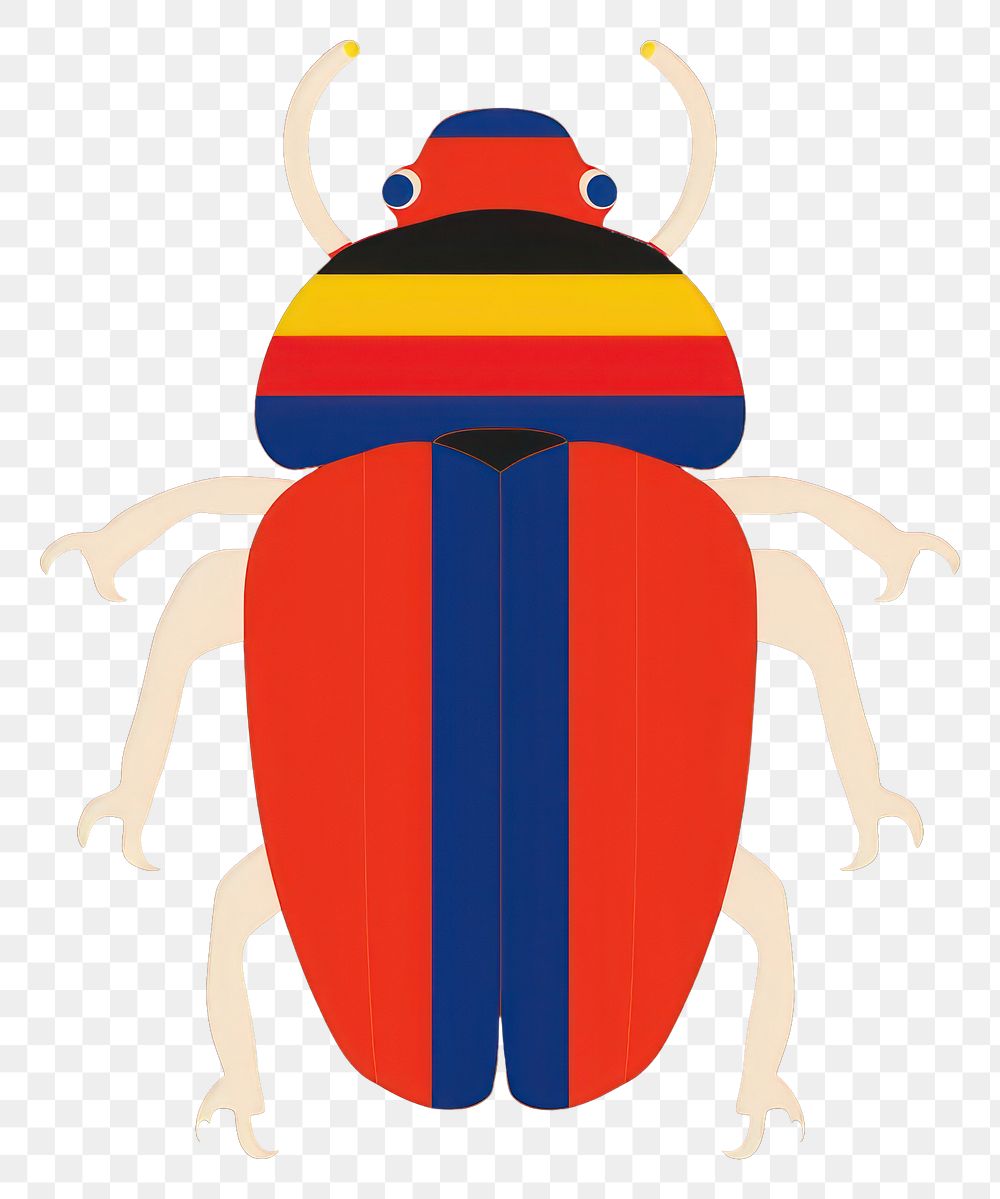 PNG Symetric geography graphic of a scarab beetle bug invertebrate firefly animal.