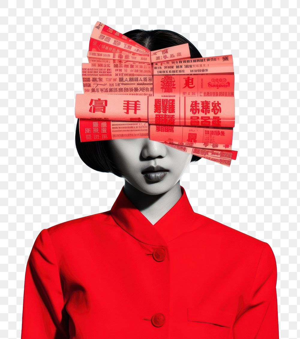 PNG Pop china traditional art collage represent of china culture paper clapperboard clothing.