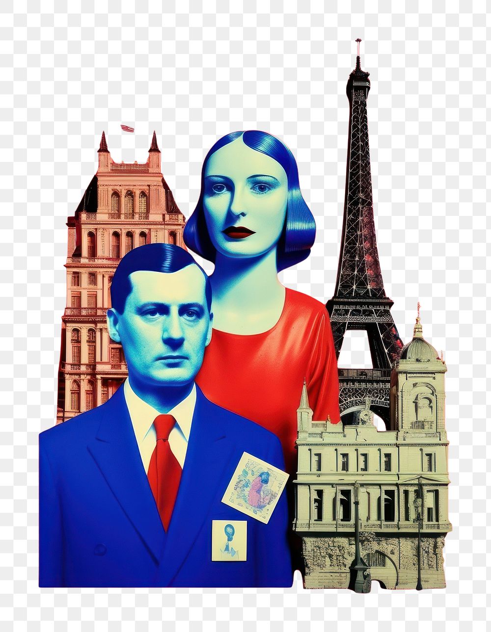 PNG Pop france traditional art collage represent of france culture advertisement architecture photography.