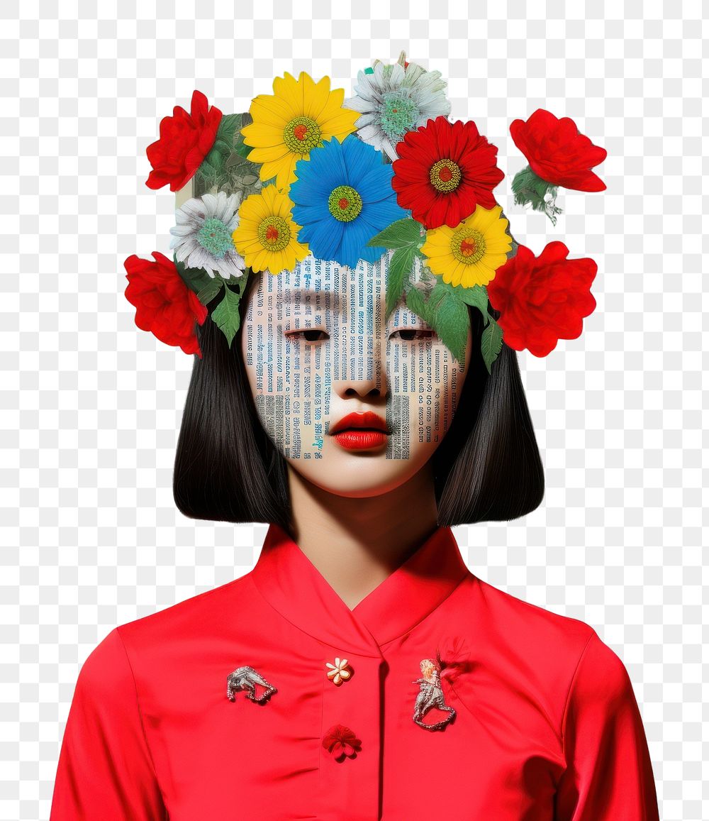 PNG Pop korea traditional art collage represent of korea culture photography asteraceae performer.