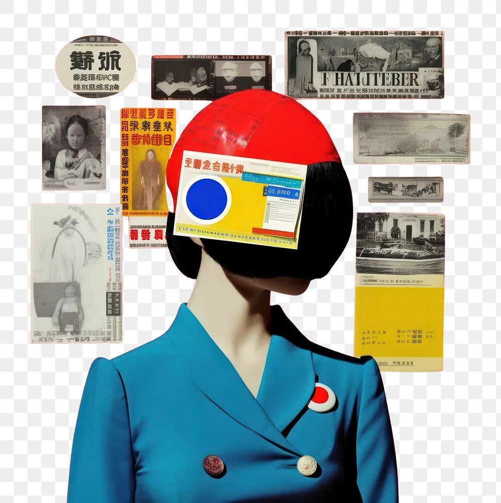 PNG Pop korea traditional art collage represent of korea culture advertisement brochure clothing.