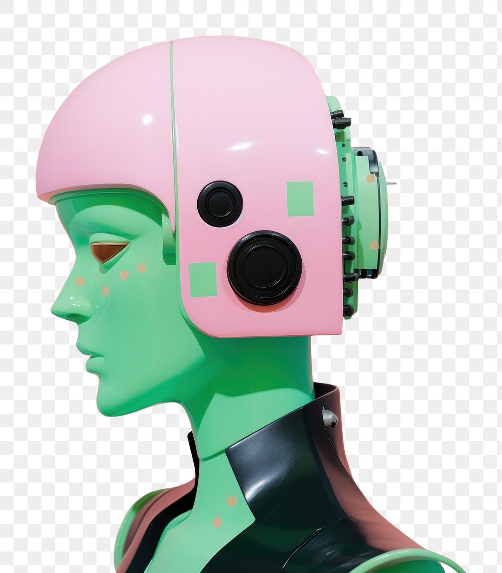 PNG  Portrait photo of the cybernatic robot female person adult.