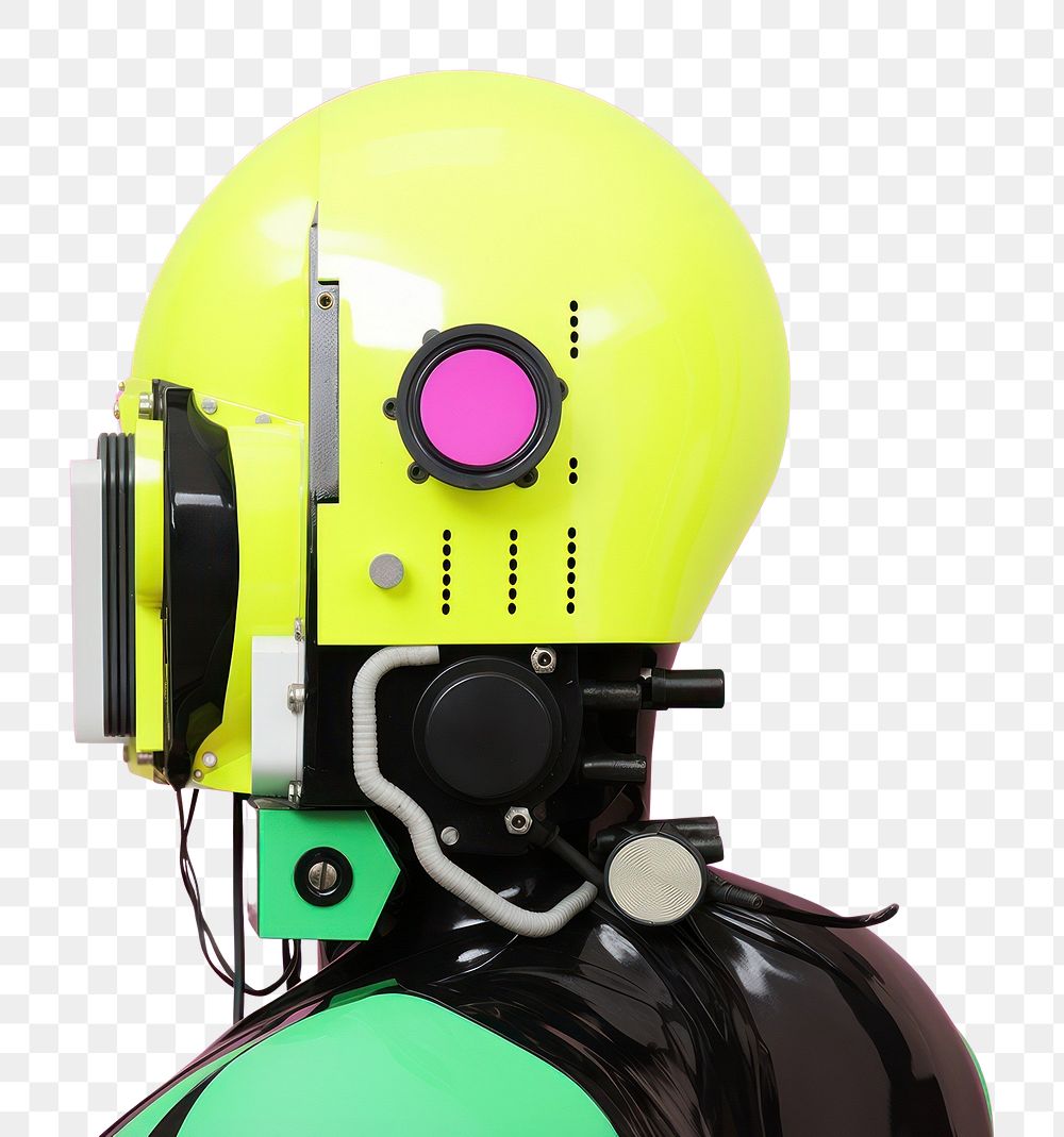 PNG  Portrait photo of the cybernatic robot electronics appliance clothing