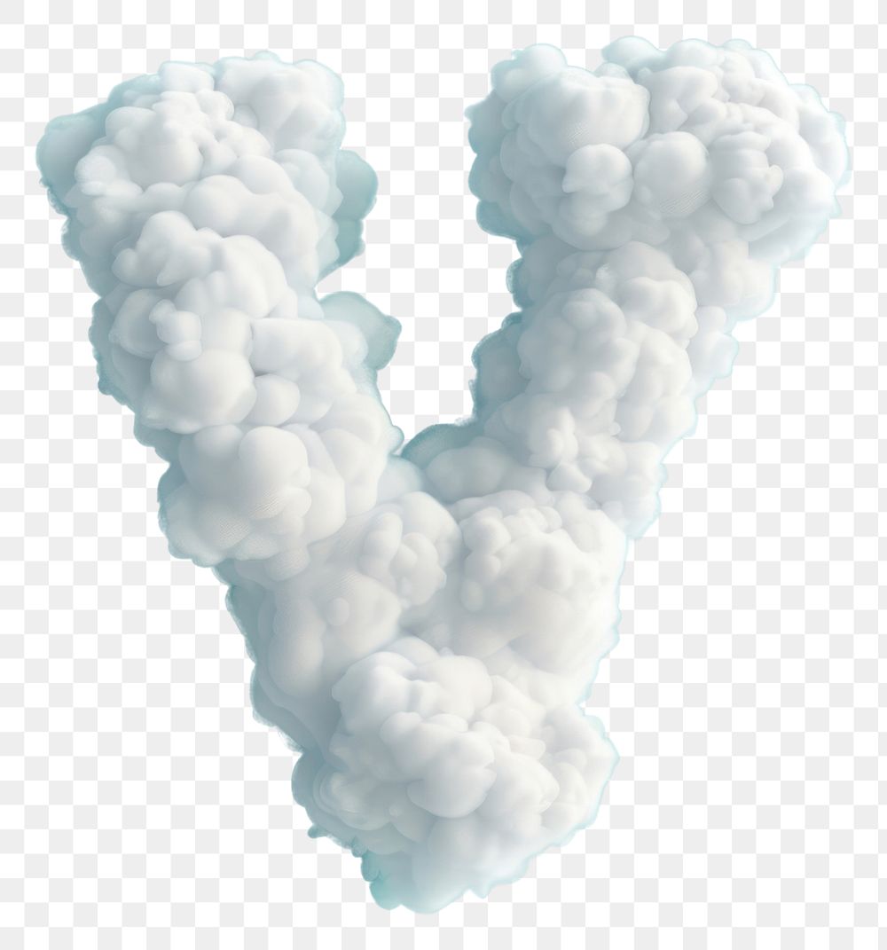 PNG  Letter V cloud fireworks outdoors.