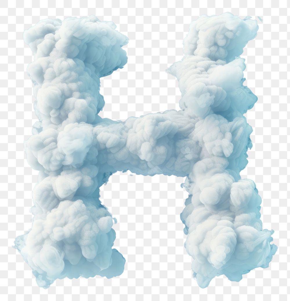 PNG  Letter H outdoors nature snow.