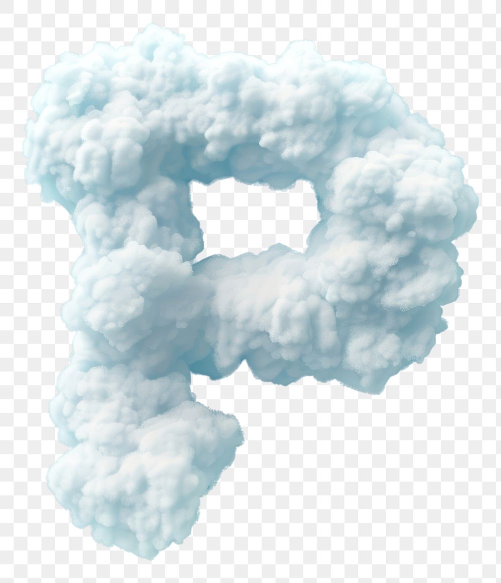PNG  Letter P cloud outdoors snowman.