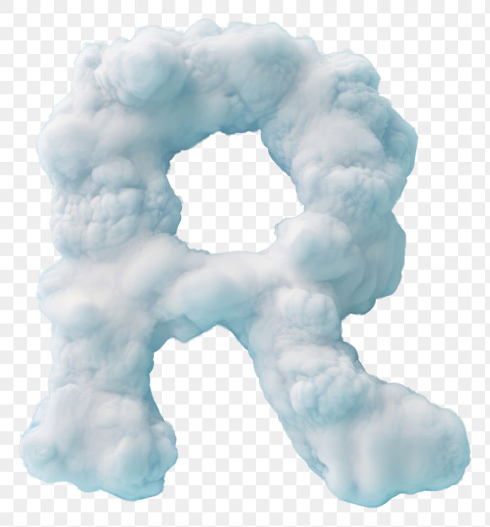 PNG  Letter R outdoors snowman nature.