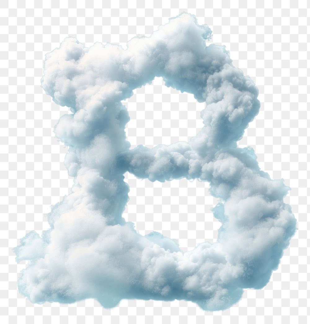 PNG  Letter B symbol cloud outdoors