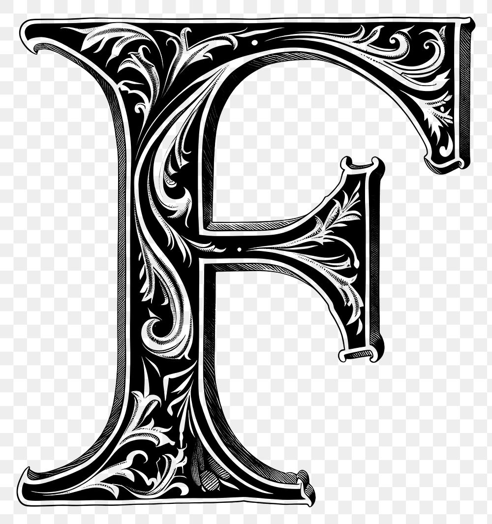 PNG F letter alphabet symbol number cross.