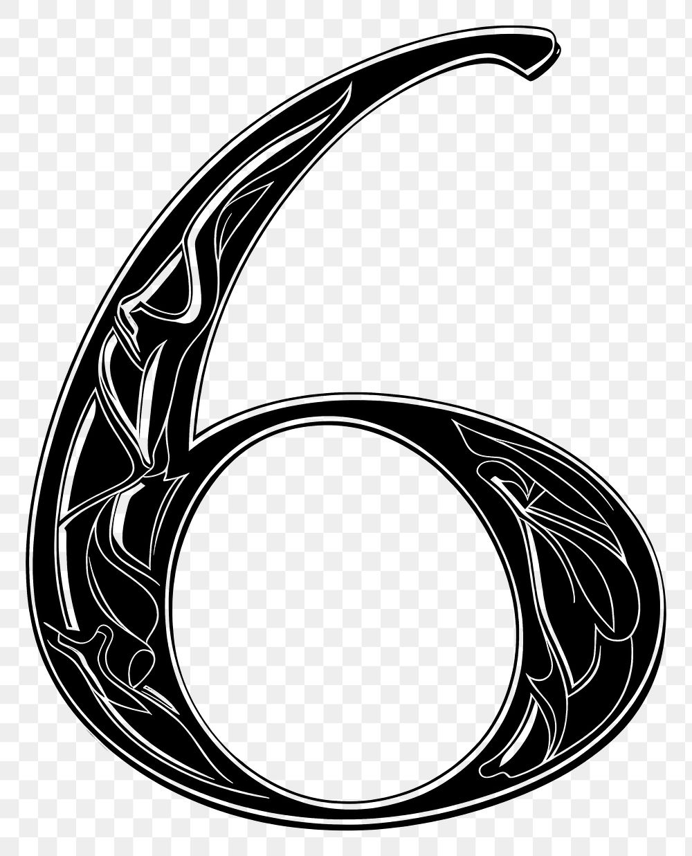 PNG Number 6 alphabet number symbol text.