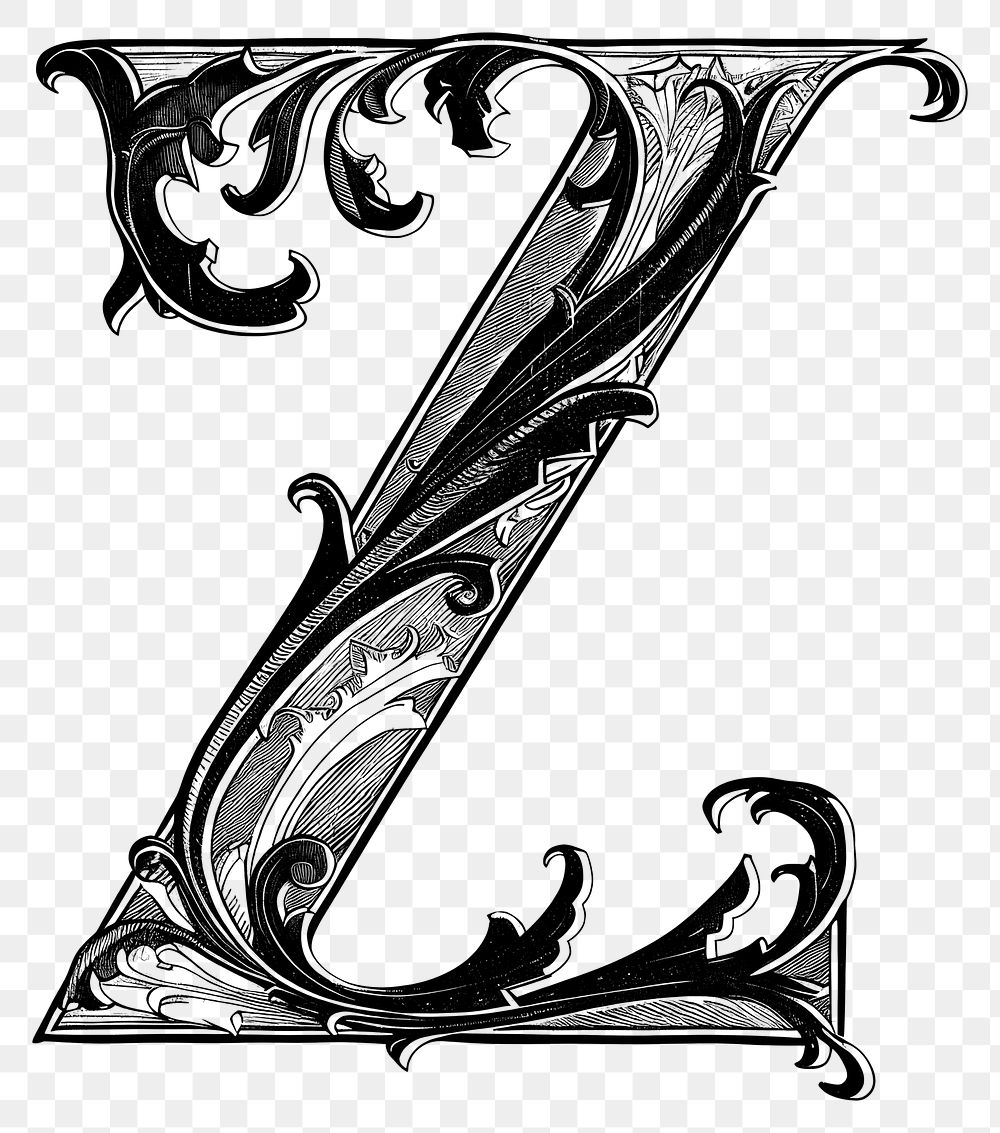 PNG Z letter alphabet art symbol number.