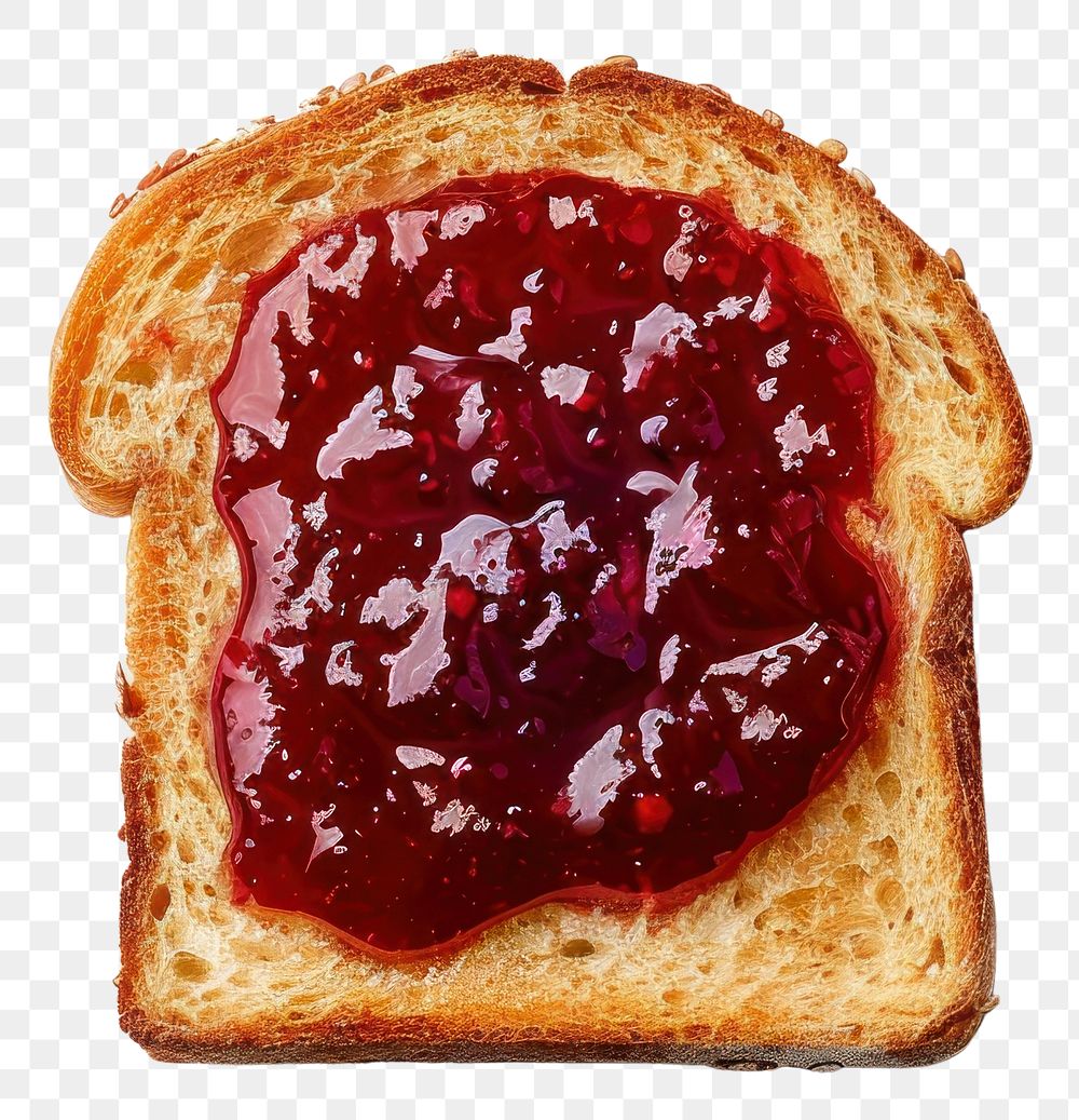 PNG  Toast jam ketchup bread