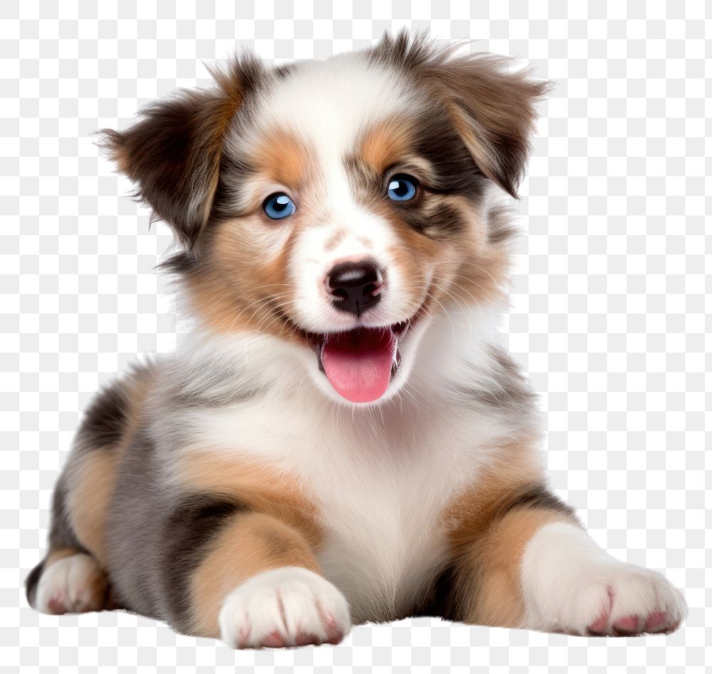 PNG Happy smiling tricolor puppy mammal animal dog.