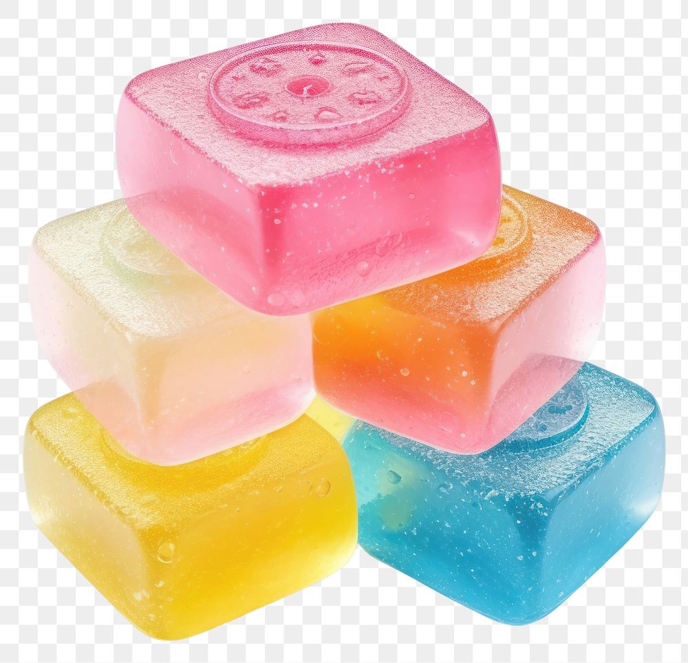 PNG  3d jelly glitter confectionery sweets soap.