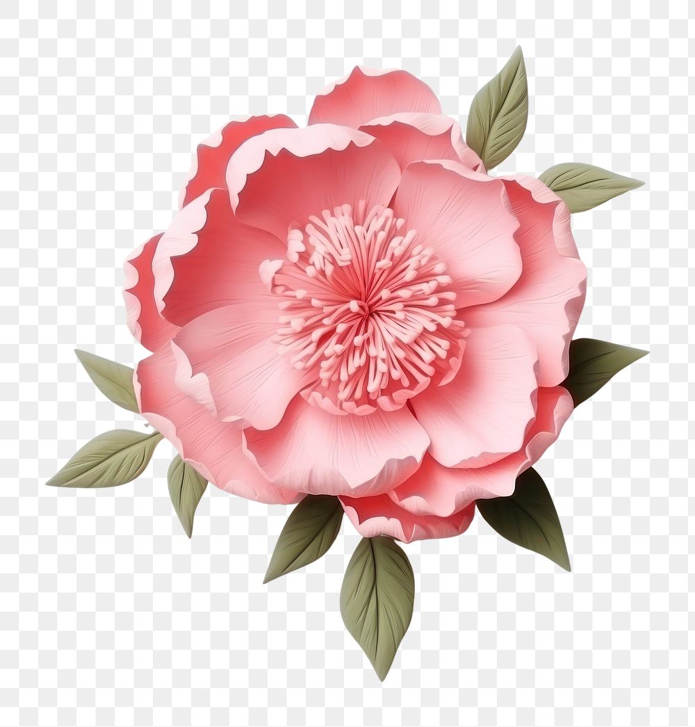 PNG Peony plasticine carnation blossom flower.